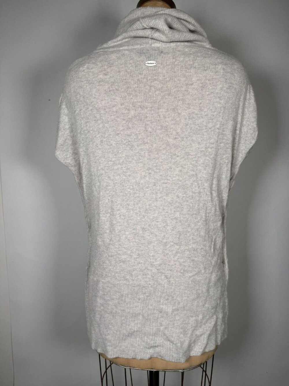 Barbour Oldnay Knit Sleeveless Turtleneck Merino Sweater - Picture 2 of 8